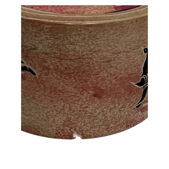 Safari Animal Soapstone Coaster Set | 6pc Hand Carved + Holder | Boho Vintage - Picture 6 of 12